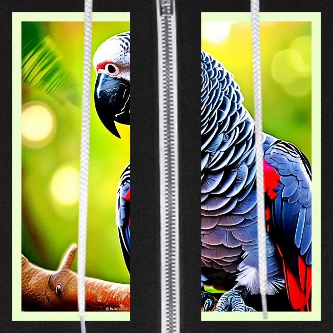 Talking African Grey Parrot