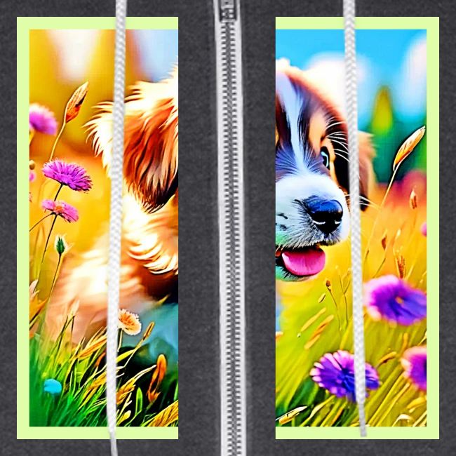 Happy Puppy Meadow Design