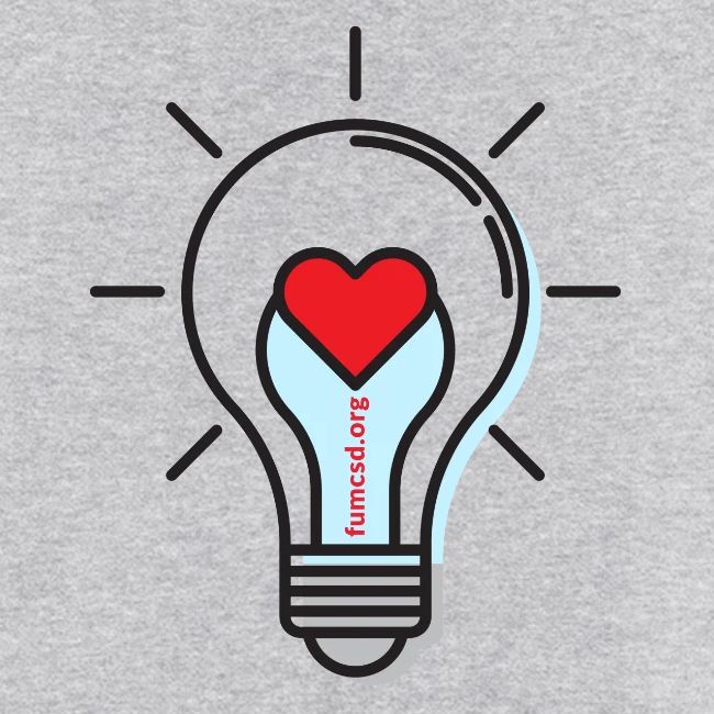 FUMCSD Heart Light Bulb