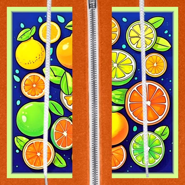 Fresh Citrus Slice Pattern