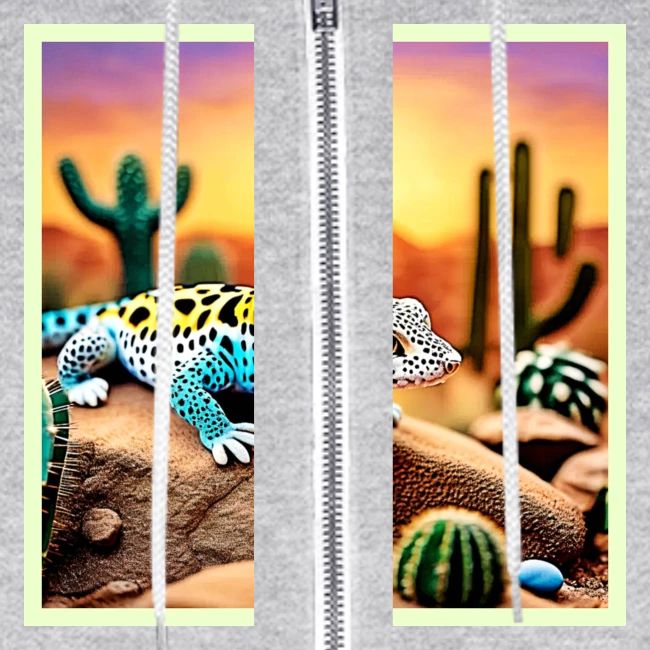 Colorful Gecko Rocks Design