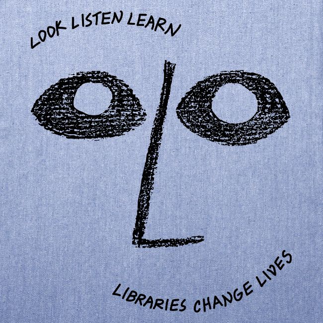 Vintage ALA: Libraries Change Lives Face