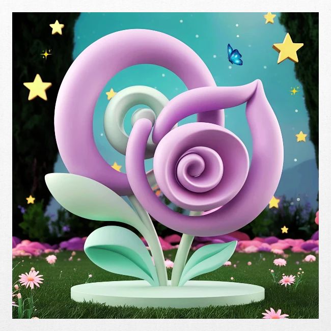 Lila Bloom | Double Floral Eco-Inspired Art