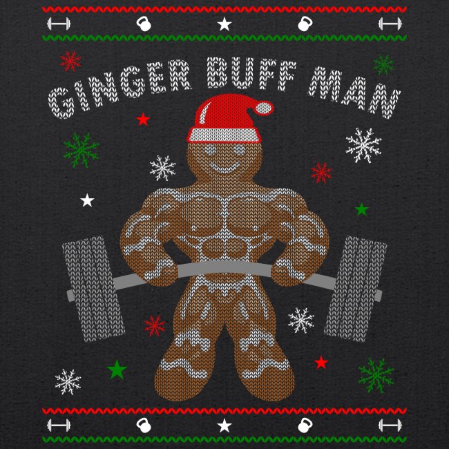 Ginger Buff Man Body builder Gainz Ugly Christmas