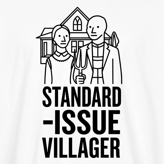 Standard-Issue Villagers (Black on Light)