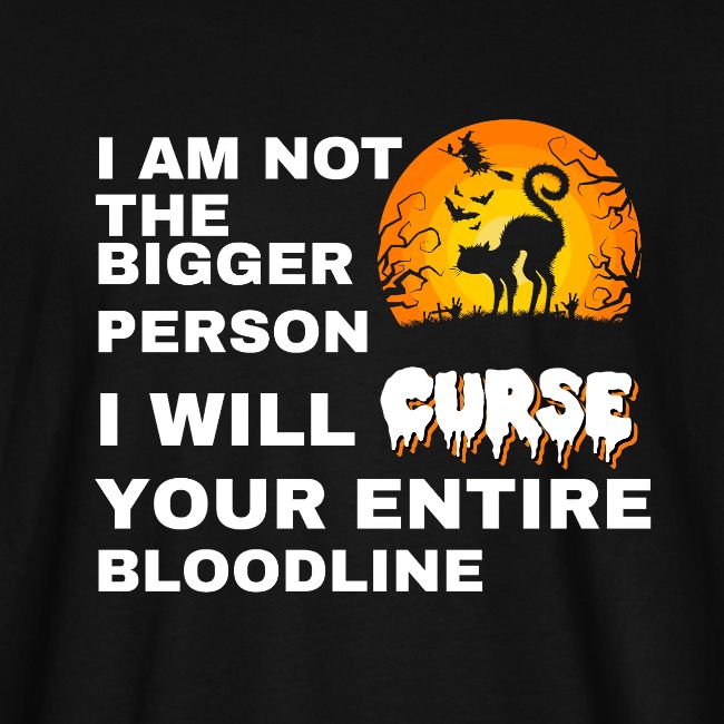 I am not the bigger person