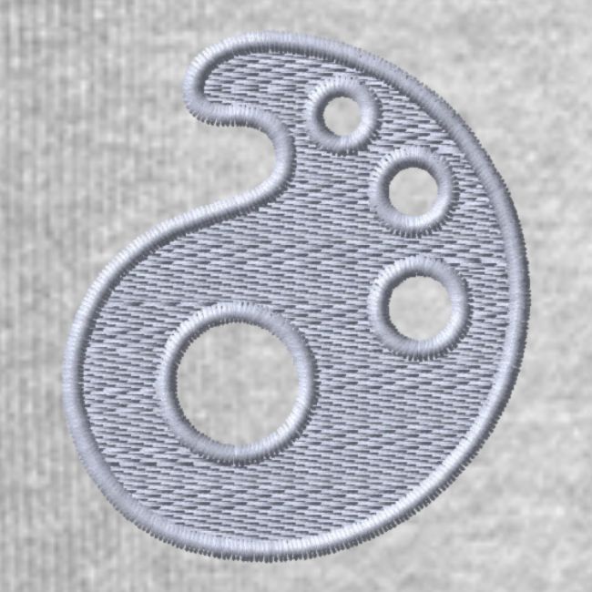 White Embroidered Palette