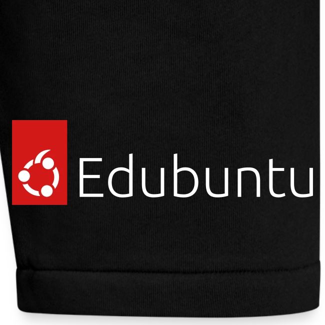 Edubuntu Logo 2023 - White