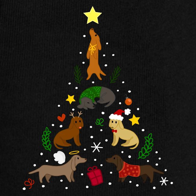 Dackel Tree Christmas