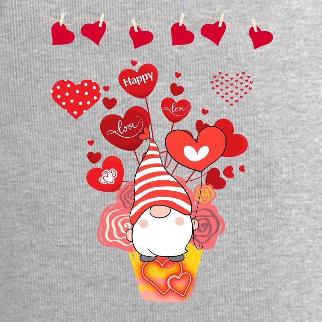 Design wrapped in love hearts, vibrating in love.