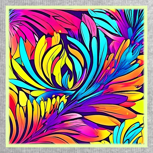 Vibrant Abstract Floral