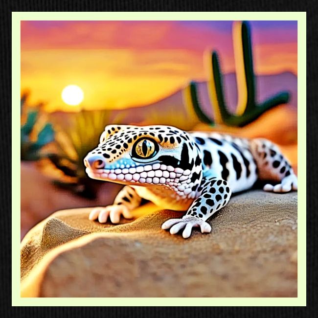 Leopard Gecko Desert Design