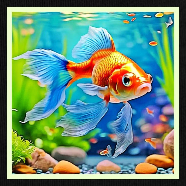 Colorful Tank Goldfish Design