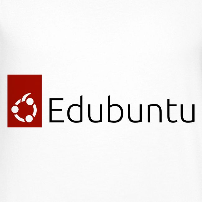 Edubuntu Logo 2023 - Black