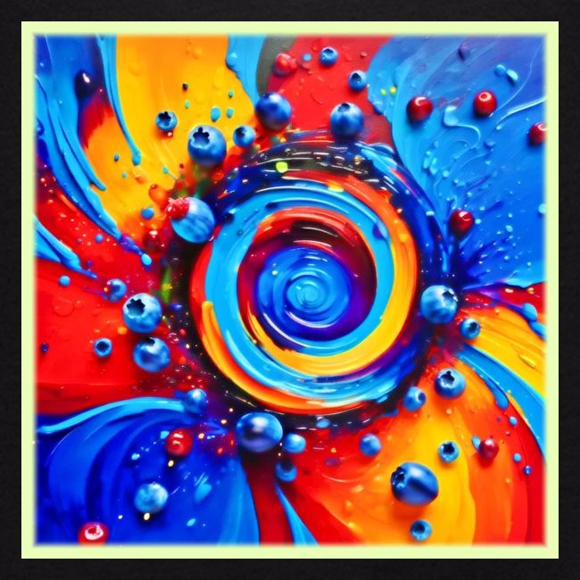 Vibrant Berry Vortex