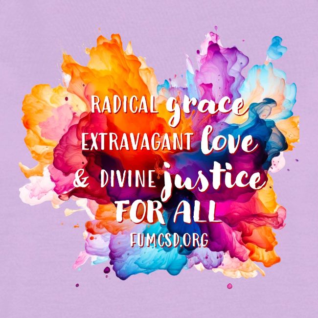 Grace Love Justice Color Splash