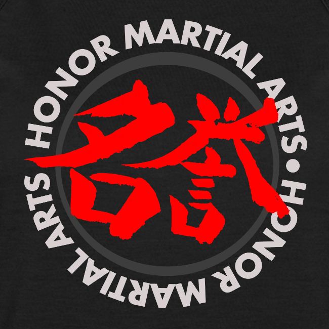 Honor Martial Arts Kanji Design Light Shirts