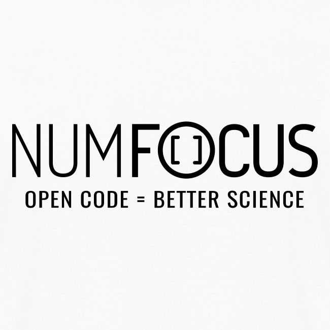 NumFOCUS Official Logo - Black Letters