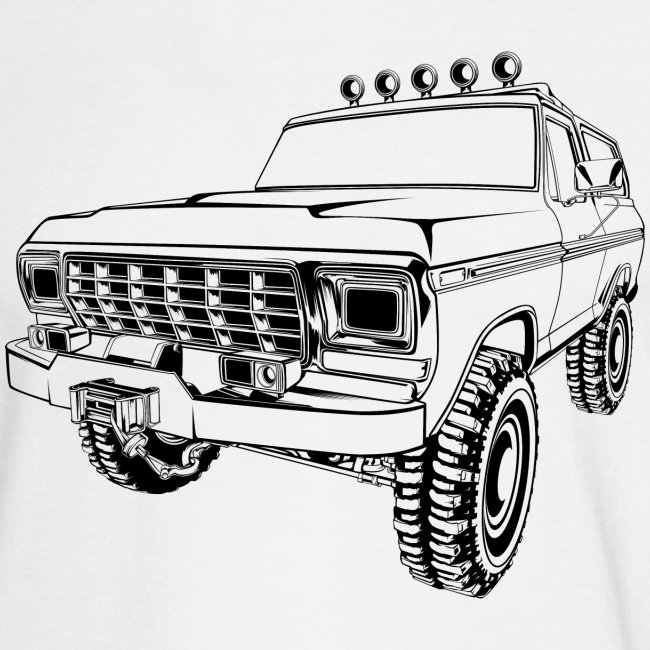 1970 Bronco Truck T-Shirt