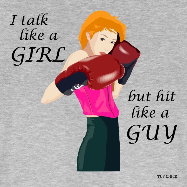 Blonde - I talk like a girl but hit like a guy