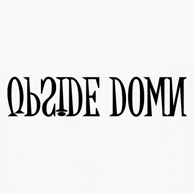 Upside Down Word Art