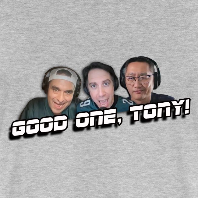 GOOD ONE, TONY! (with Fusco Show back)