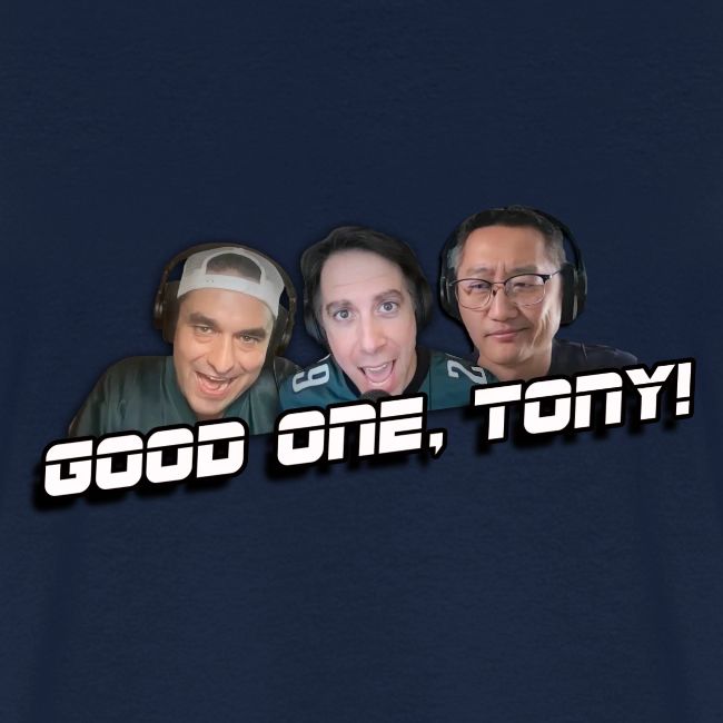 GOOD ONE, TONY! (with Fusco Show back)