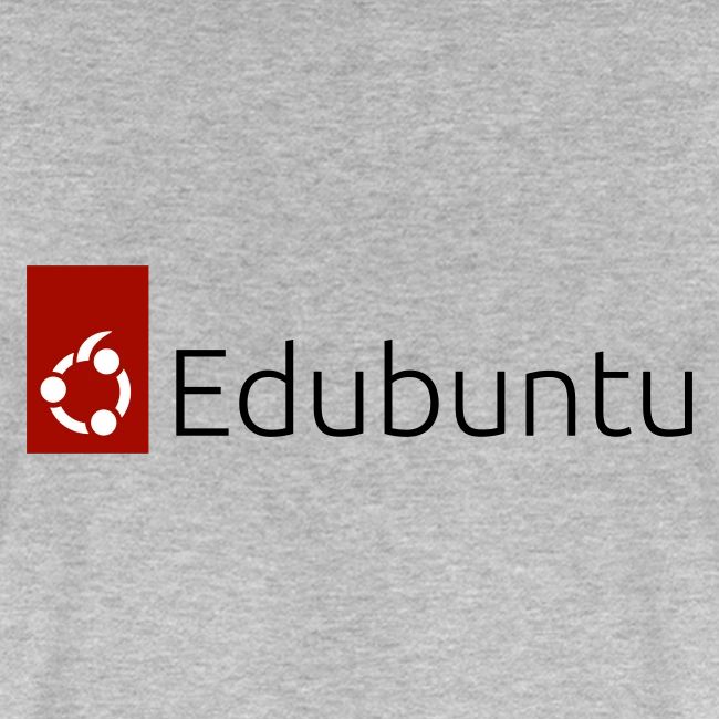 Edubuntu Logo 2023 - Black