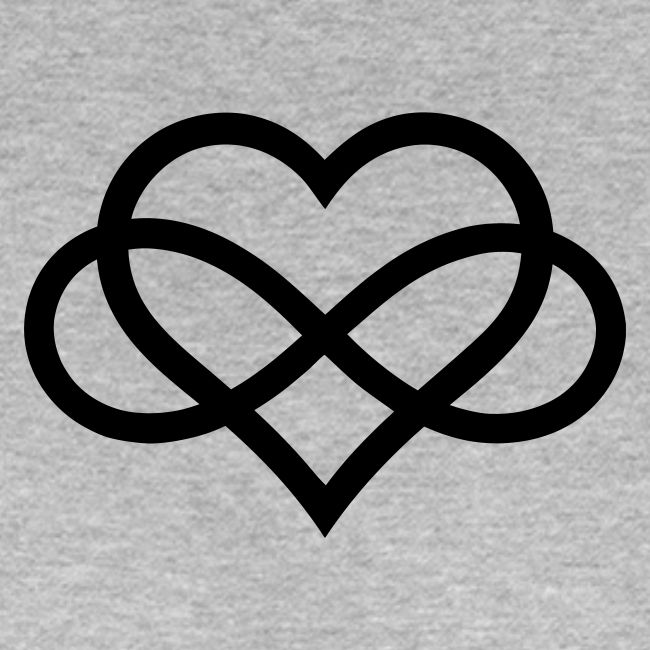 Infinity Heart (black)