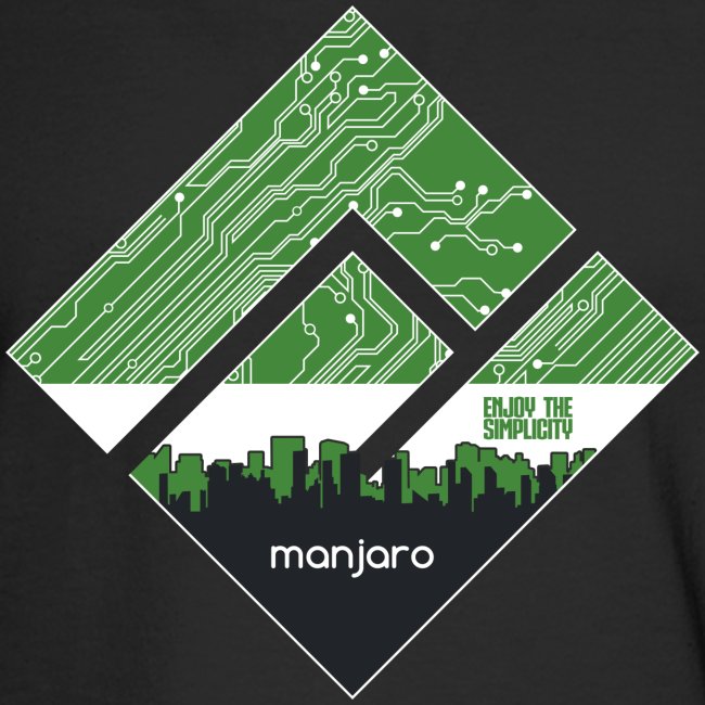 Manjaro Circuit Logo (white frame)