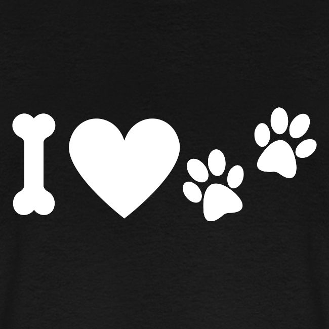 I Love Dog Prints