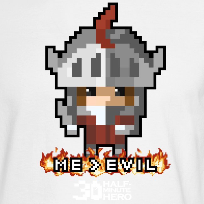 Knight ME v EVIL (White logo)