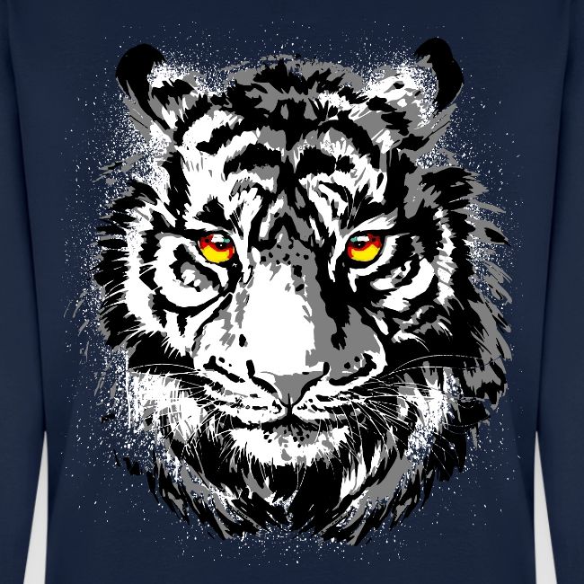 Tiger Head - Tiger Artwork - Wildlife Big Cats