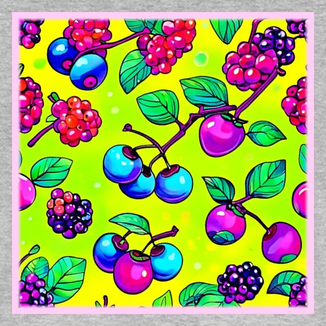 Bright Berry Fruit Pattern