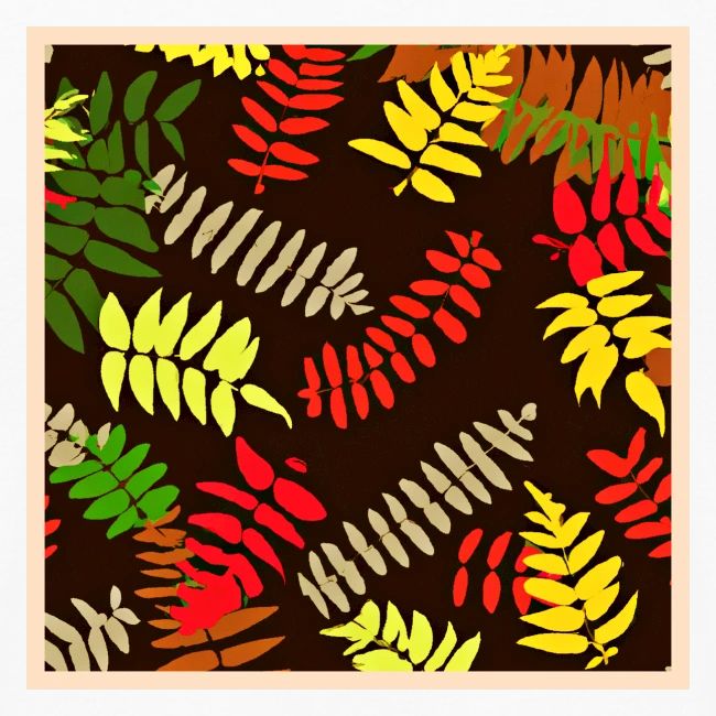 Autumn Leaves Pattern Art