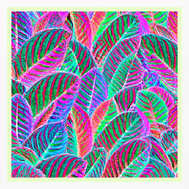 Vivid Leaf Pattern Design