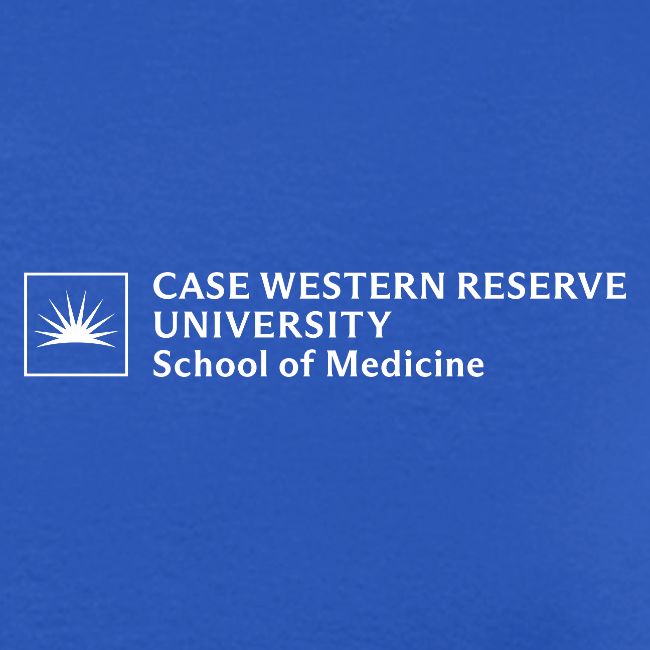 SOM Two Line Horizontal Primary Logo CWRU WHITE 1