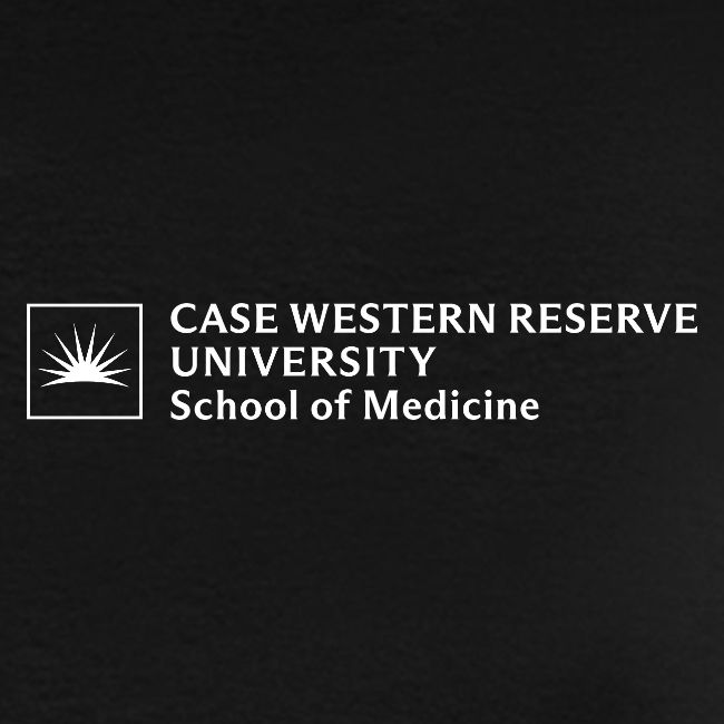 SOM Two Line Horizontal Primary Logo CWRU WHITE 1