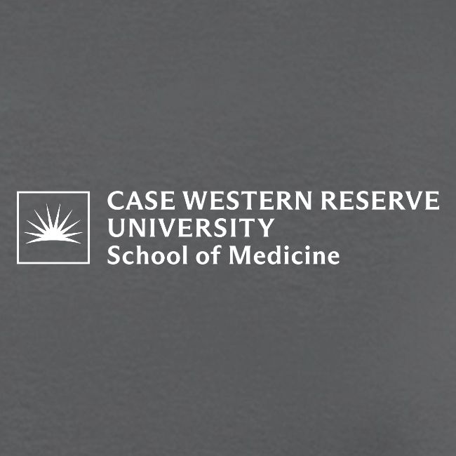SOM Two Line Horizontal Primary Logo CWRU WHITE 1