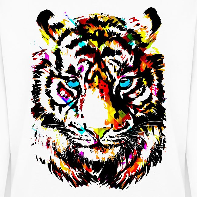 Cute Tiger Head Portrait Drawing - Tiger Eyes