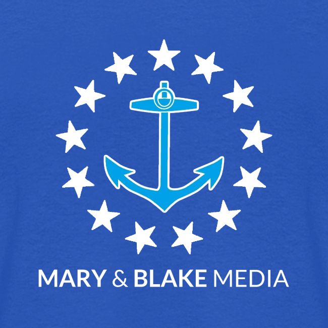 M B Logo White Stars Branded