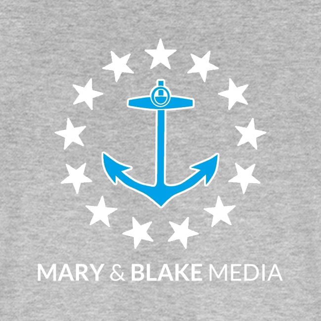 M B Logo White Stars Branded