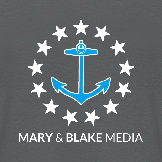 M B Logo White Stars Branded