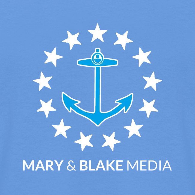 M B Logo White Stars Branded