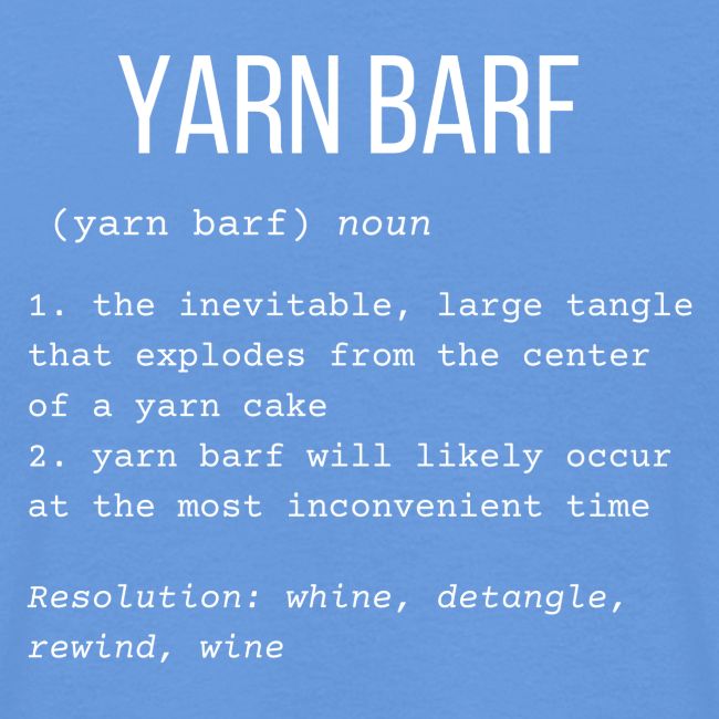 Yarn Barf (Wine)| Definition Collection