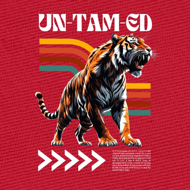 Unleash Your Wild Side: Fierce Tiger Print Design