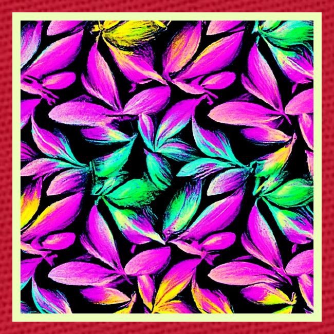 Vibrant Floral Repeat Design