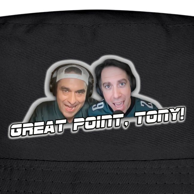 GREAT POINT, TONY! (with Fusco Show back)