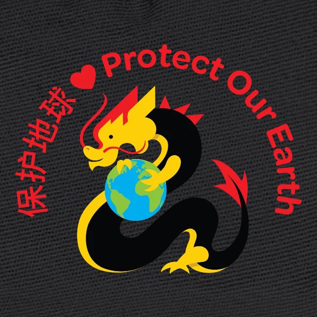Kindness Dragon with Earth - Red