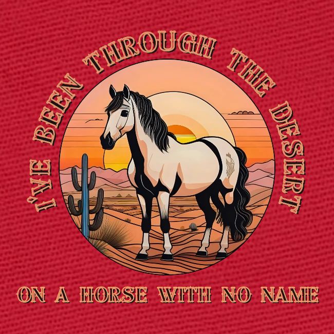 I've been through the desert on a horse